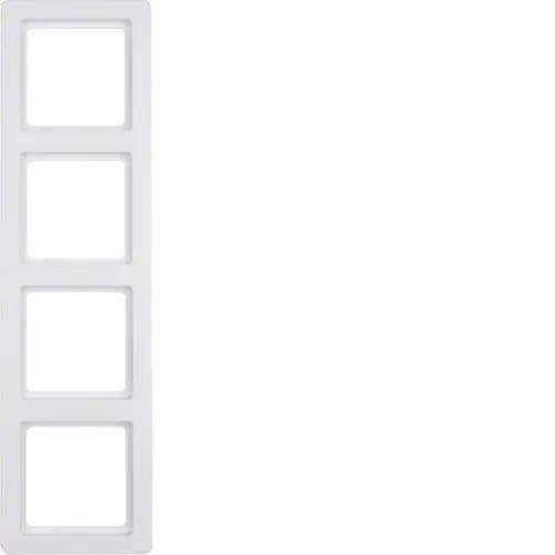 Berker 10146089 Rahmen 4fach Q.1 polarweiß, samt Mesch Shop Berker 10146089 Rahmen 4fach Q.1 polarweiß, samt Mesch Shop